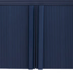 Buffet à rayures de 63 pouces avec étagères réglables