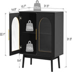 Buffet/meuble de rangement d'appoint pour la cuisine - 15,7 cm (P) x 31,5 cm (L) x 31,5 cm (H)