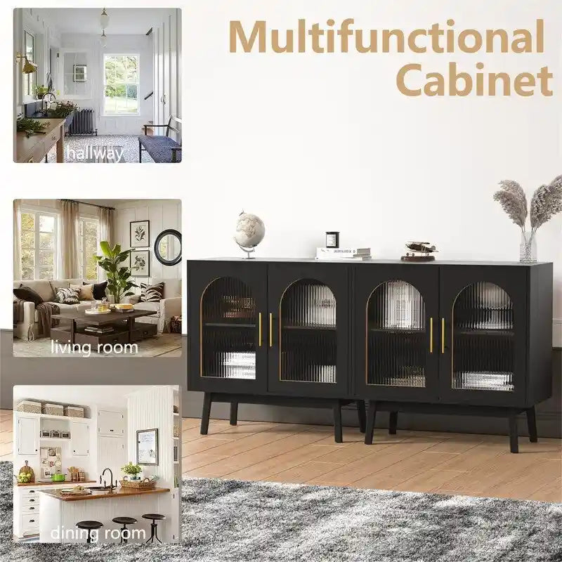 Buffet/meuble de rangement d'appoint pour la cuisine - 15,7 cm (P) x 31,5 cm (L) x 31,5 cm (H)