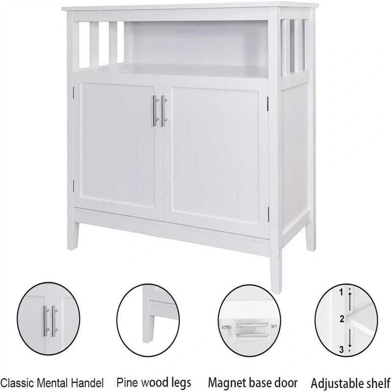 Buffet de cuisine avec rangement - 40 cm (P) x 101,5 cm (L) x 87 cm (H)