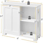 Buffet de cuisine avec rangement - 13 cm (P) x 42 cm (L) x 24,8 cm (H)