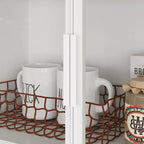 Buffet et vitrine modulaires - Design modulaire en blanc immaculé