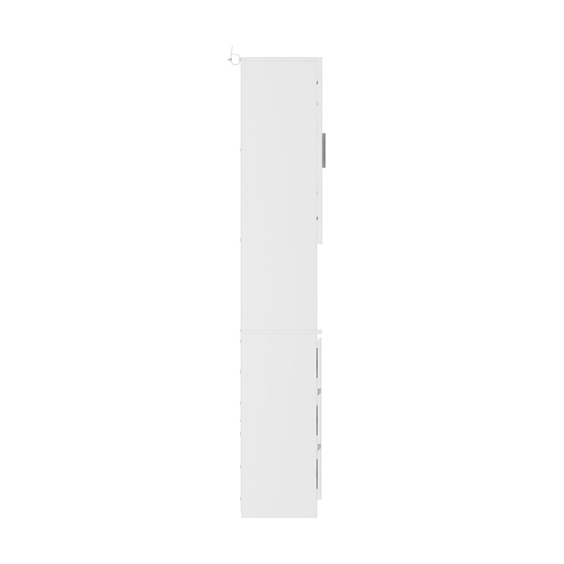 Buffet et vitrine modulaires - Design modulaire en blanc immaculé