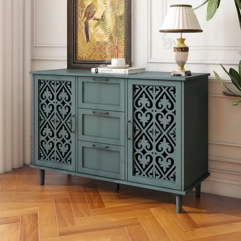 Buffet à 2 portes et 3 tiroirs