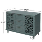 Buffet à 2 portes et 3 tiroirs