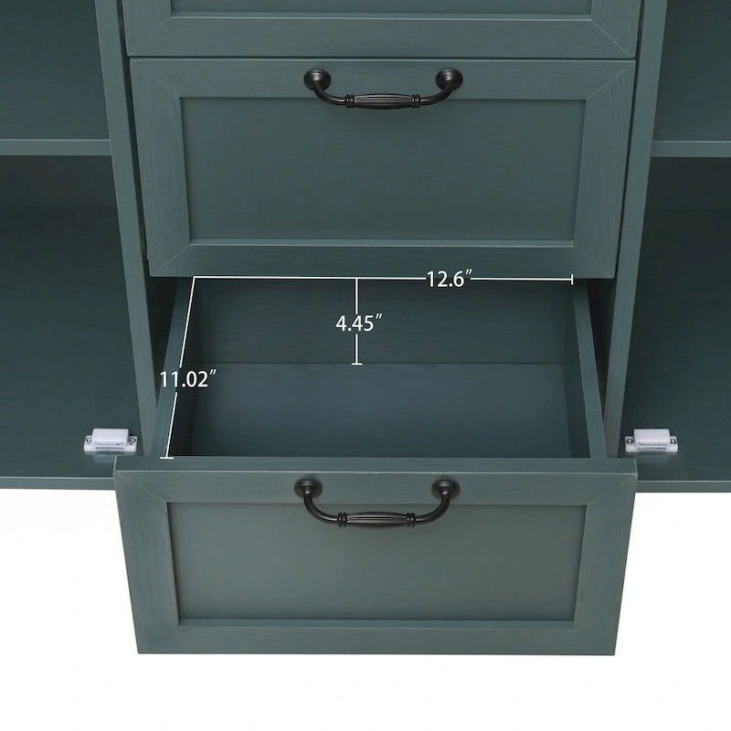 Buffet à 2 portes et 3 tiroirs