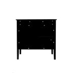 Buffet en bois à 2 portes, style vintage, idéal pour salon, salle à manger ou bureau.