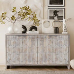 Buffet d'appoint style ferme en bois