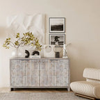 Buffet d'appoint style ferme en bois
