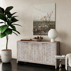 Buffet d'appoint style ferme en bois