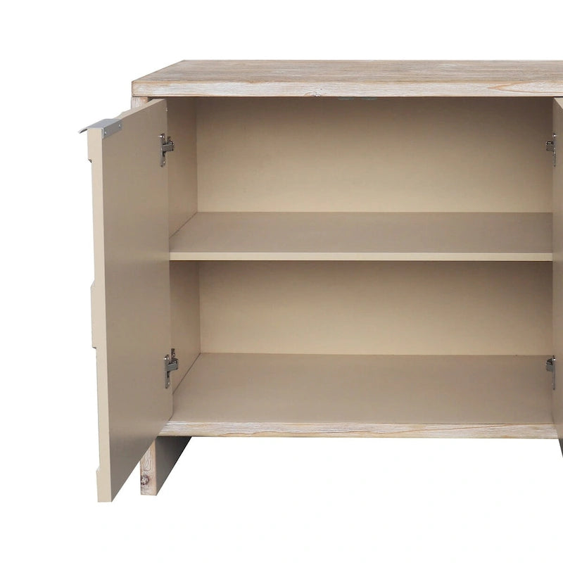 Buffet d'appoint style ferme en bois
