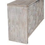 Buffet d'appoint style ferme en bois