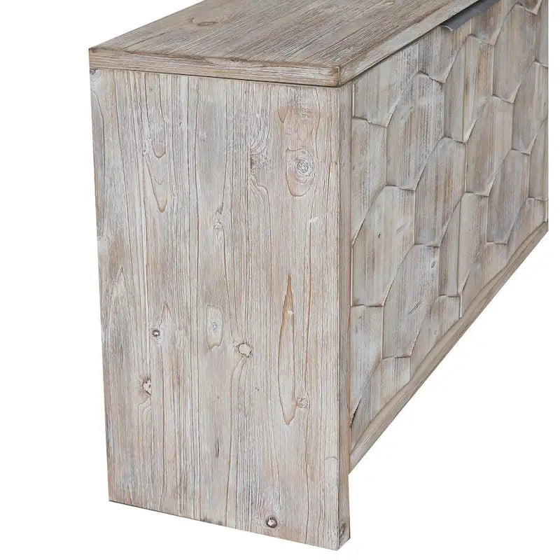 Buffet d'appoint style ferme en bois