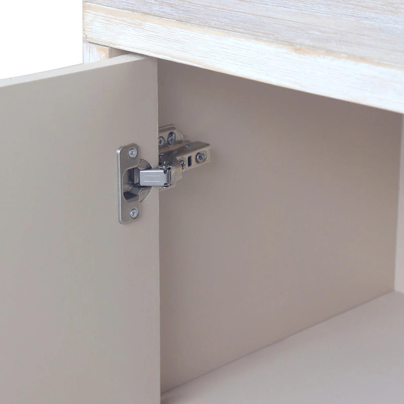 Buffet d'appoint style ferme en bois