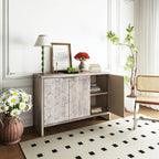 Buffet d'appoint style ferme en bois