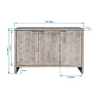 Buffet d'appoint style ferme en bois