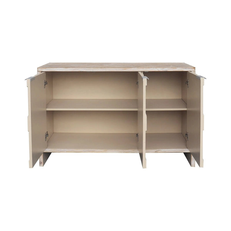 Buffet d'appoint style ferme en bois