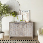 Buffet d'appoint style ferme en bois