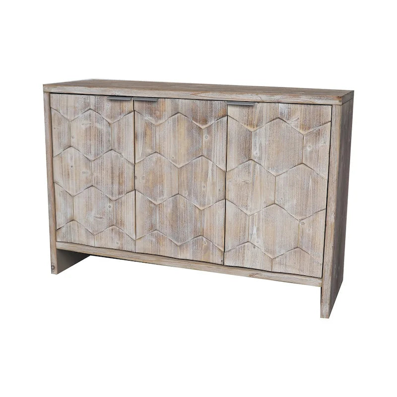 Buffet d'appoint style ferme en bois