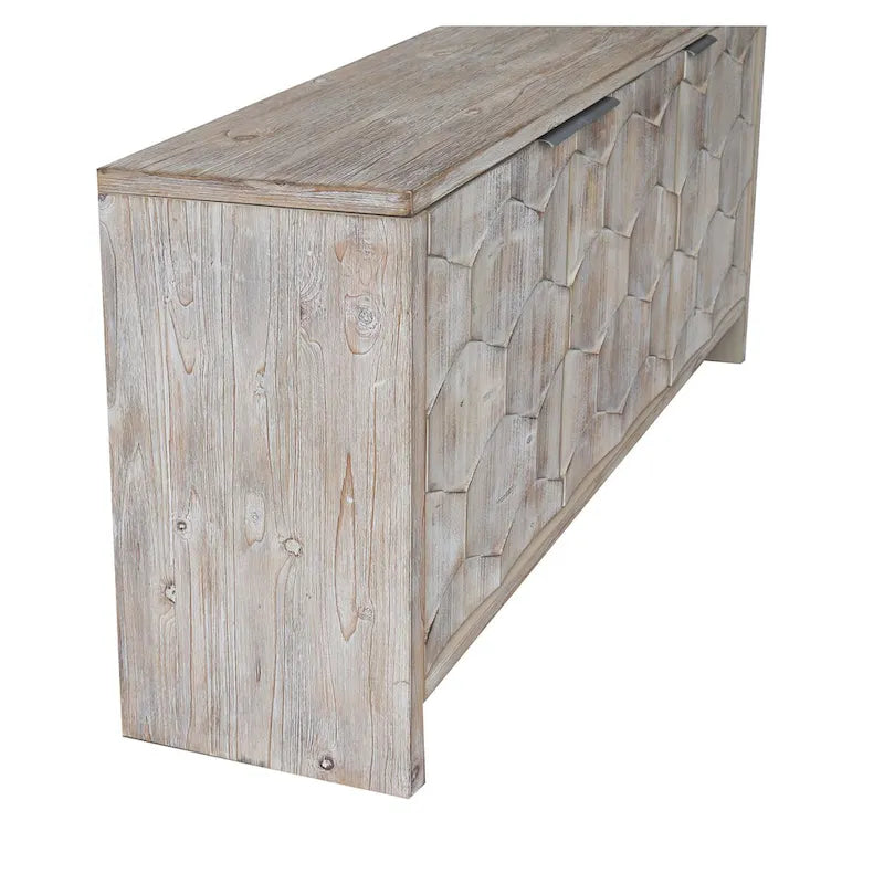 Buffet d'appoint style ferme en bois