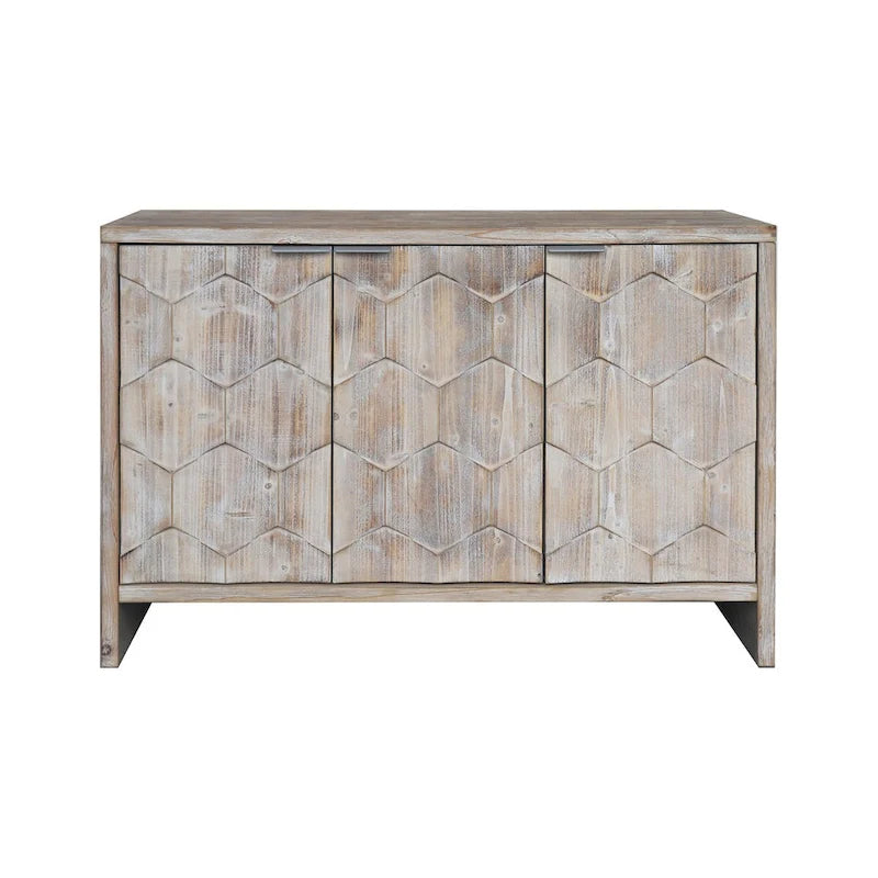 Buffet d'appoint style ferme en bois