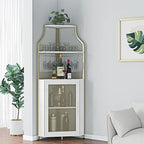 Corner wine rack
