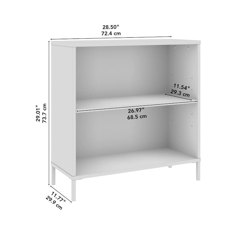 Étagère de rangement Essence à 2 niveaux de Bush Furniture