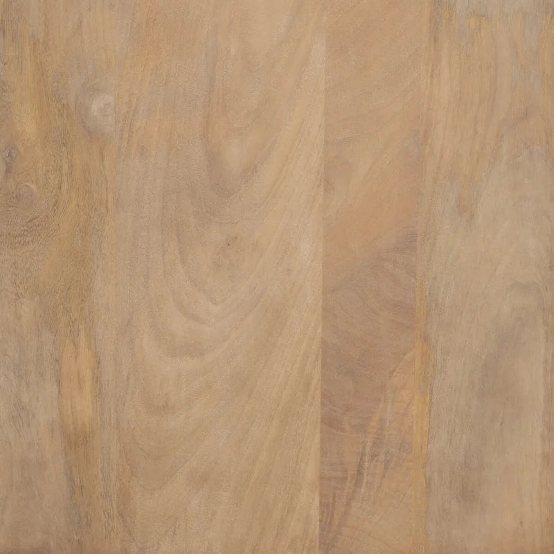 Buffet Beth en bois brun clair avec 3 portes - 74,5 cm (L) x 20 cm (l) x 33 cm (H)