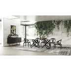Buffet Modrest Finley style Mid-Century noir et or