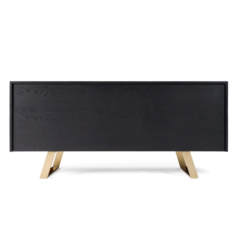 Buffet Modrest Finley style Mid-Century noir et or