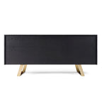 Buffet Modrest Finley style Mid-Century noir et or