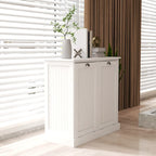Armoire de tri du linge à deux compartiments basculants