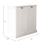 Armoire de tri du linge à deux compartiments basculants