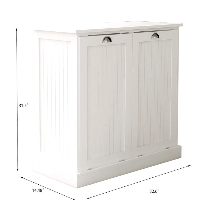 Armoire de tri du linge à deux compartiments basculants