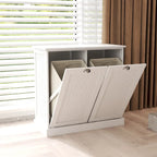 Armoire de tri du linge à deux compartiments basculants