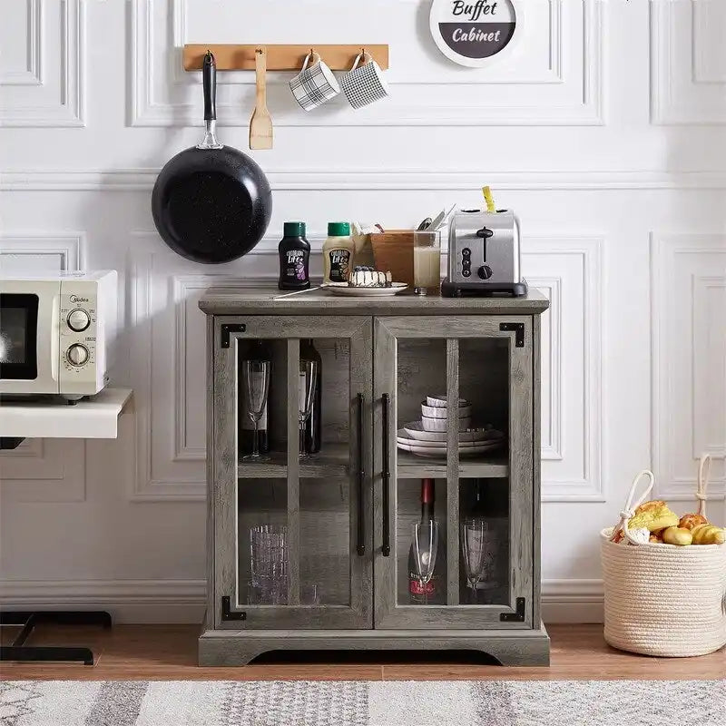 Meuble de rangement pour coin café - 16 po P x 32 po L x 32 po H