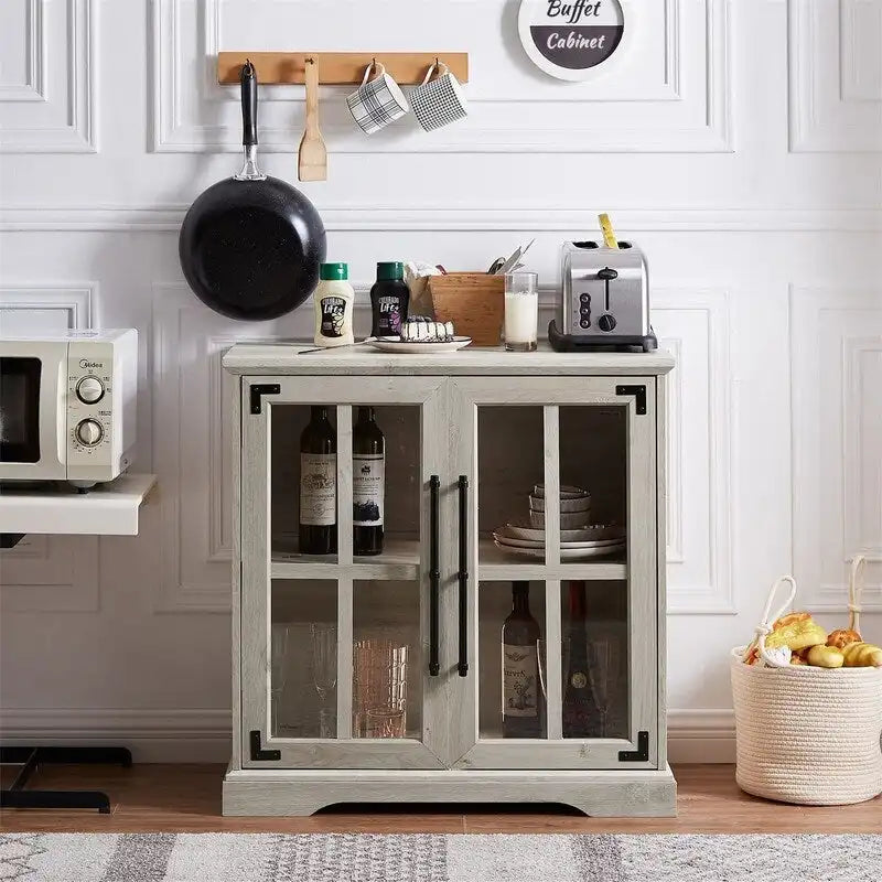 Meuble de rangement pour coin café - 16 po P x 32 po L x 32 po H
