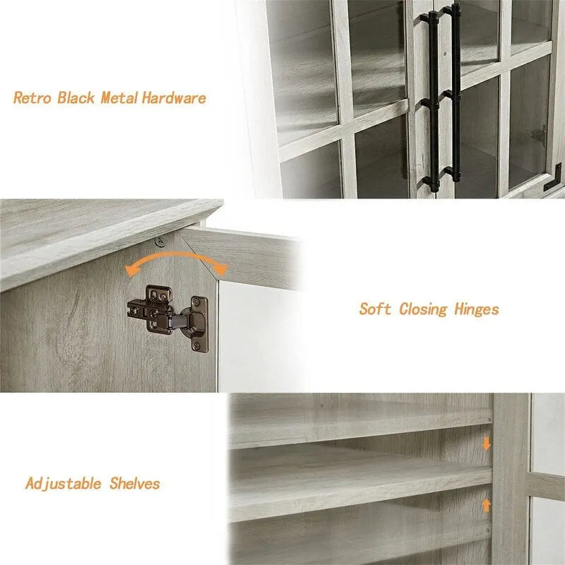 Meuble de rangement pour coin café - 16 po P x 32 po L x 32 po H