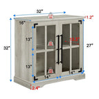 Meuble de rangement pour coin café - 16 po P x 32 po L x 32 po H