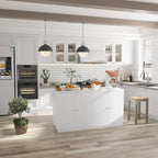 Buffet blanc avec de nombreux compartiments de rangement pour la maison moderne - 63