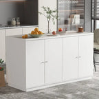 Buffet blanc avec de nombreux compartiments de rangement pour la maison moderne - 63
