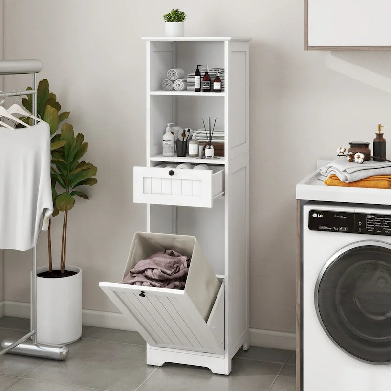 Armoire de tri du linge à un tiroir inclinable
