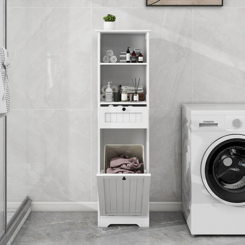 Armoire de tri du linge à un tiroir inclinable