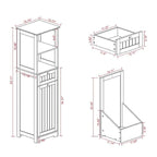 Armoire de tri du linge à un tiroir inclinable