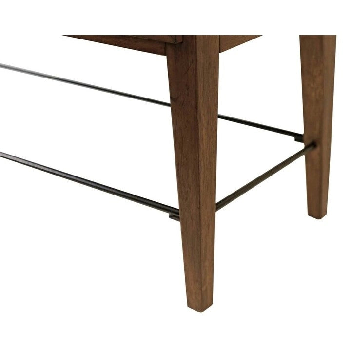 Bibliothèque/vitrine à porte vitrée style moderne du milieu du siècle, bibliothèque/vitrine de bureau, bibliothèque/vitrine d'appoint, marron