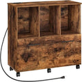 Classeur latéral mobile avec station de recharge - 14,2 P x 31,5 L x 26,6 H