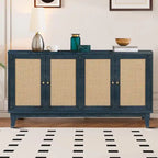 Buffet horizontal de style ferme moderne avec deux placards