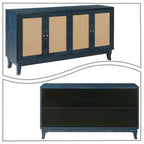 Buffet horizontal de style ferme moderne avec deux placards