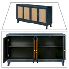 Buffet horizontal de style ferme moderne avec deux placards