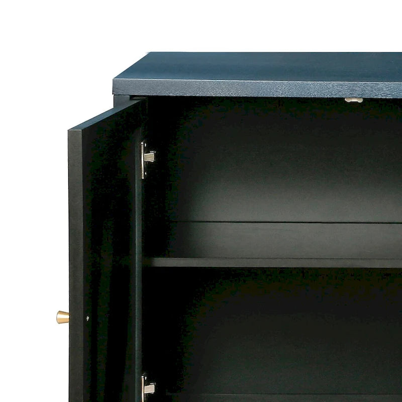 Buffet horizontal de style ferme moderne avec deux placards